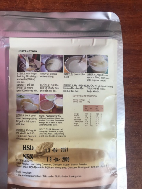 Bột Tàu Hũ Singapore