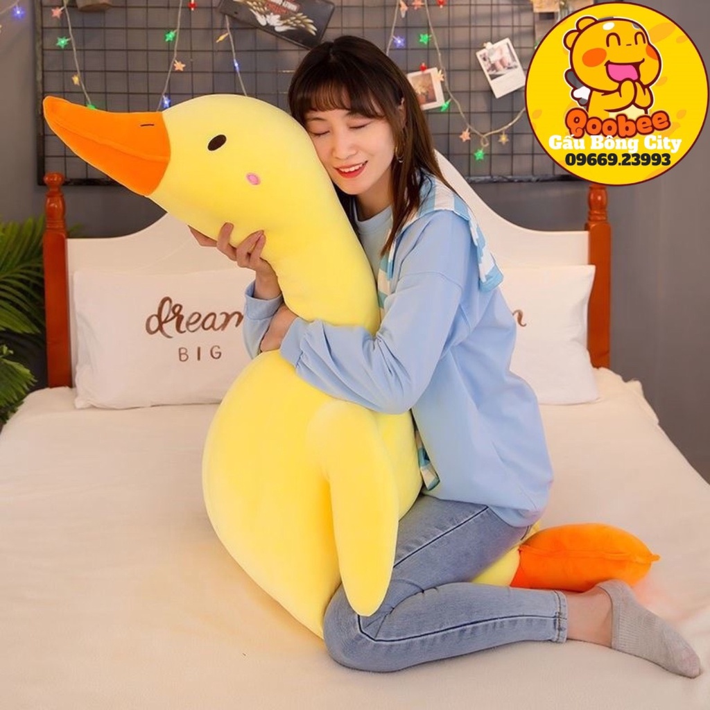 Gấu Bông Vịt Siêu To - Vịt Bông Biểu Cảm Cao Cấp Gấu Bông City