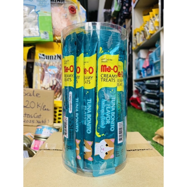 Súp thưởng cho mèo Me-o Cream Treats hủ 36 thanh mix 4 vị