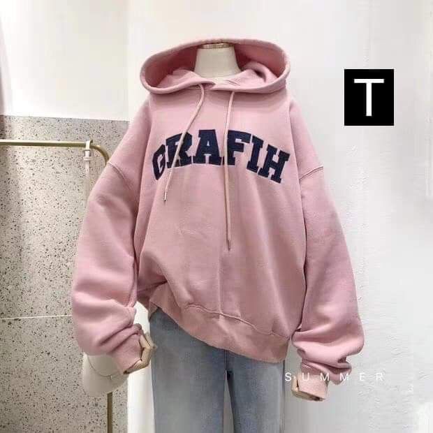 Áo hoodie chữ Grafih siêu đẹp DTR0812