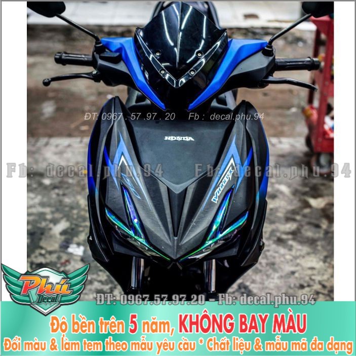 Tem rời Winner X đen nhám chỉ xanh (B) -1