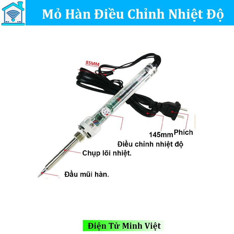 Mỏ Hàn Điều Chỉnh Nhiệt Độ N0 907 60W