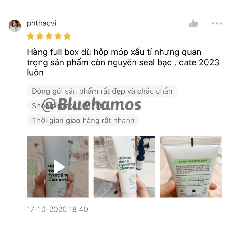 Sữa rửa mặt Krave Matcha Hydrating cleanser