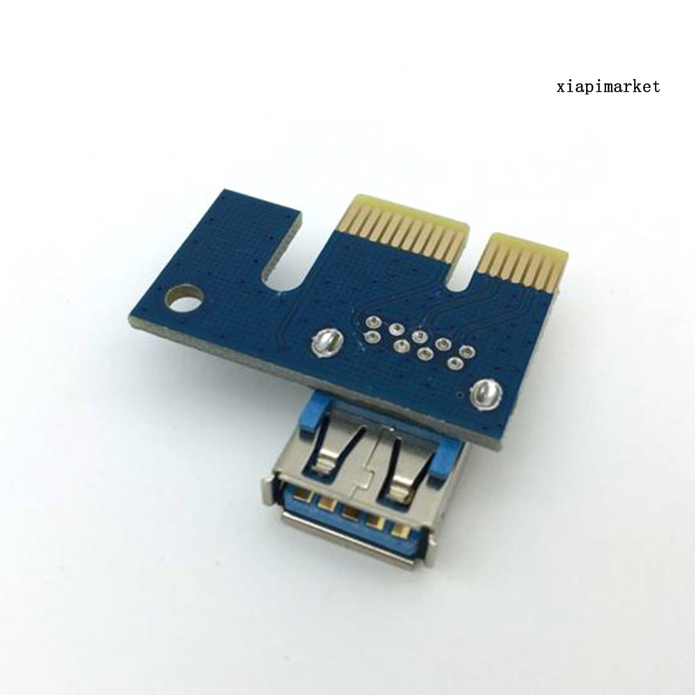 LOP_USB 3.0 PCI Express PCI-E 1x Extender Riser Card Board Adapter for Mining