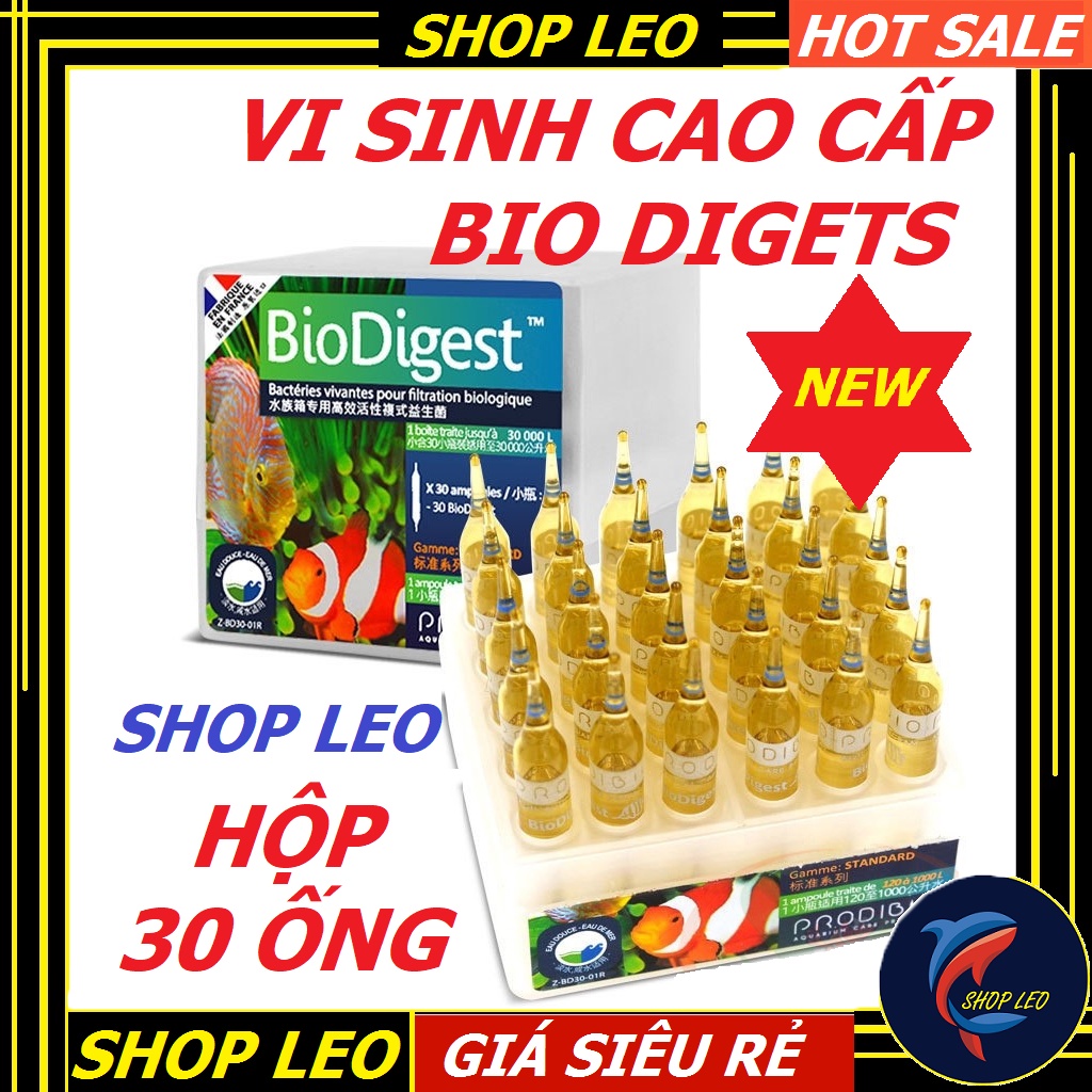Vi sinh cao cấp cho hồ cá BioDigest  - Khởi tạo hệ vi sinh cho bể cá thuỷ sinh, hồ cá biển - shopleo