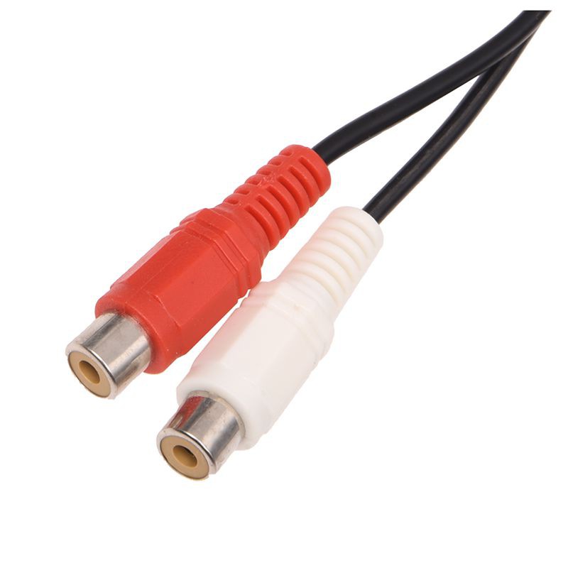 Bộ chuyển đổi cáp âm thanh nổi jack cắm 3.5mm có 2 đầu nối tiện dụng