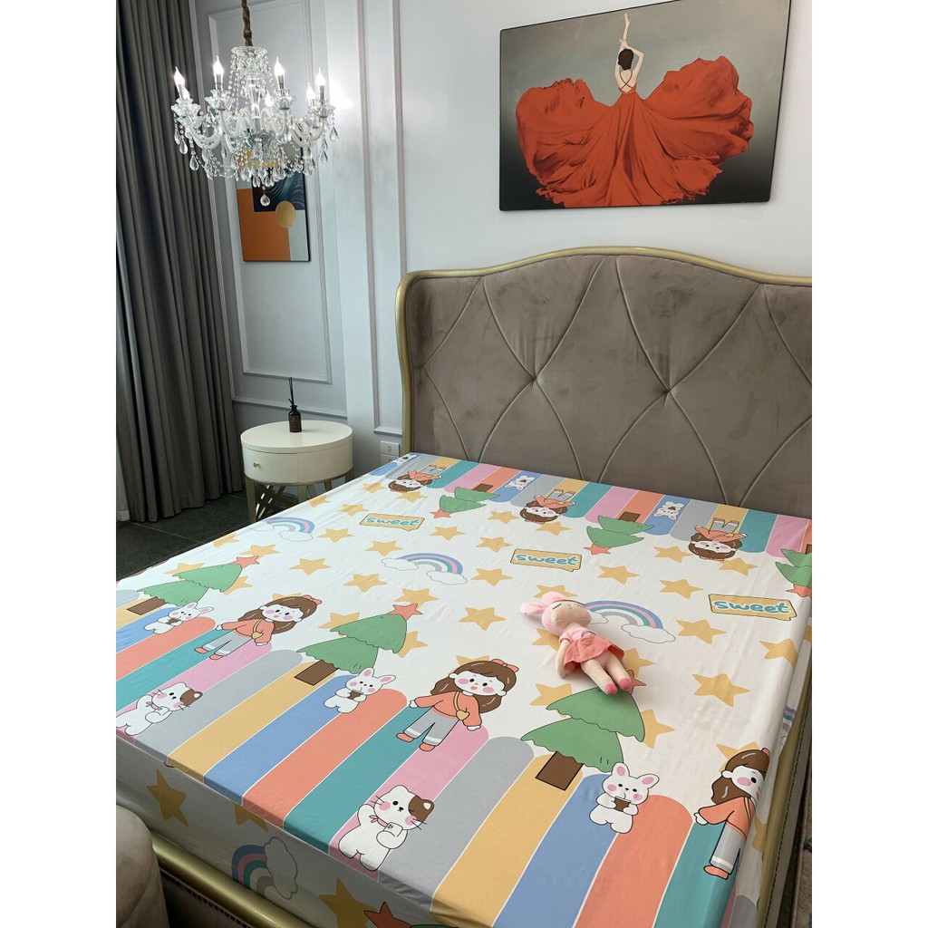 [HÀNG  LOẠI 1]Ga chống thấm cotton , Drap chống thấm M Muso thun nano cao cấp