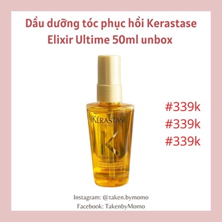 dầu dưỡng phục hồi Kerastase Elixir Ultime 50ml unbox
