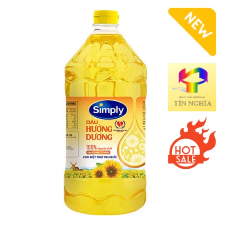 Dầu hướng dương SIMPLY2 L - Cho một trái tim khoẻ