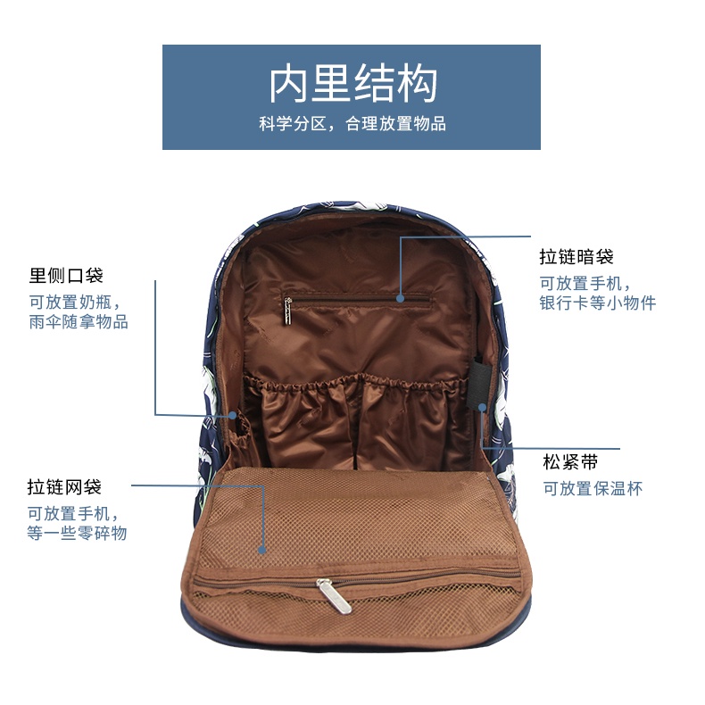 Túi du lịch cách nhiệt chống nước kích cỡ lớn cho mẹ bỉm sữa