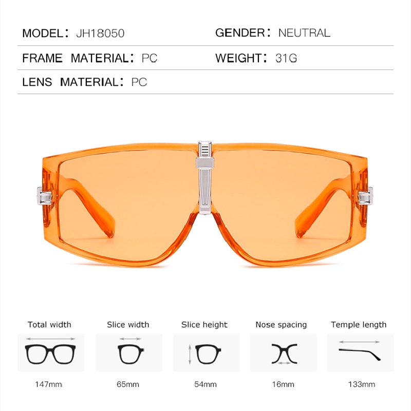 Kính mát gọng lớn chống gió thời trang retro Âu Mỹ dành cho nam và nữ