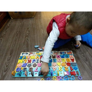 XẢ RẺ BỘ ĐỒ CHƠI GỖ 6 IN 1