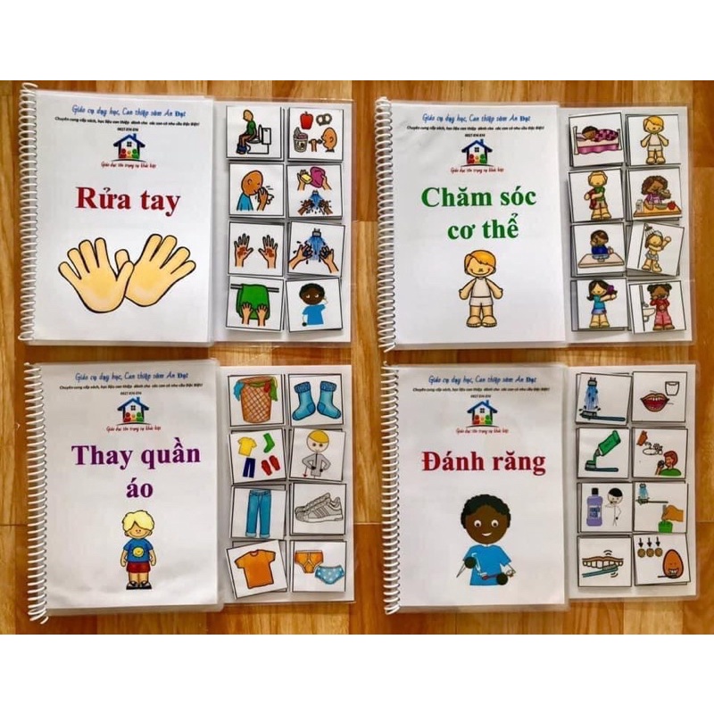 Combo 4q kỹ năng cho bé