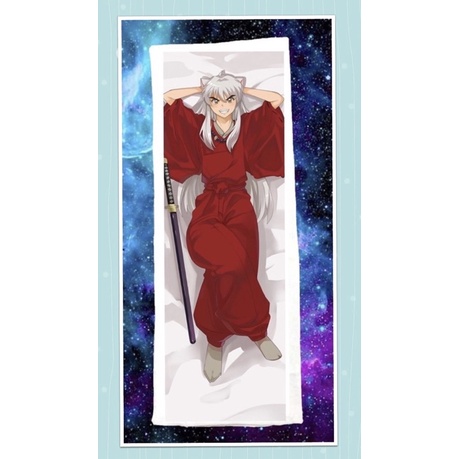 Gối ôm anime Inuyasha dài 40cm x 1m/dakimakura inuyasha