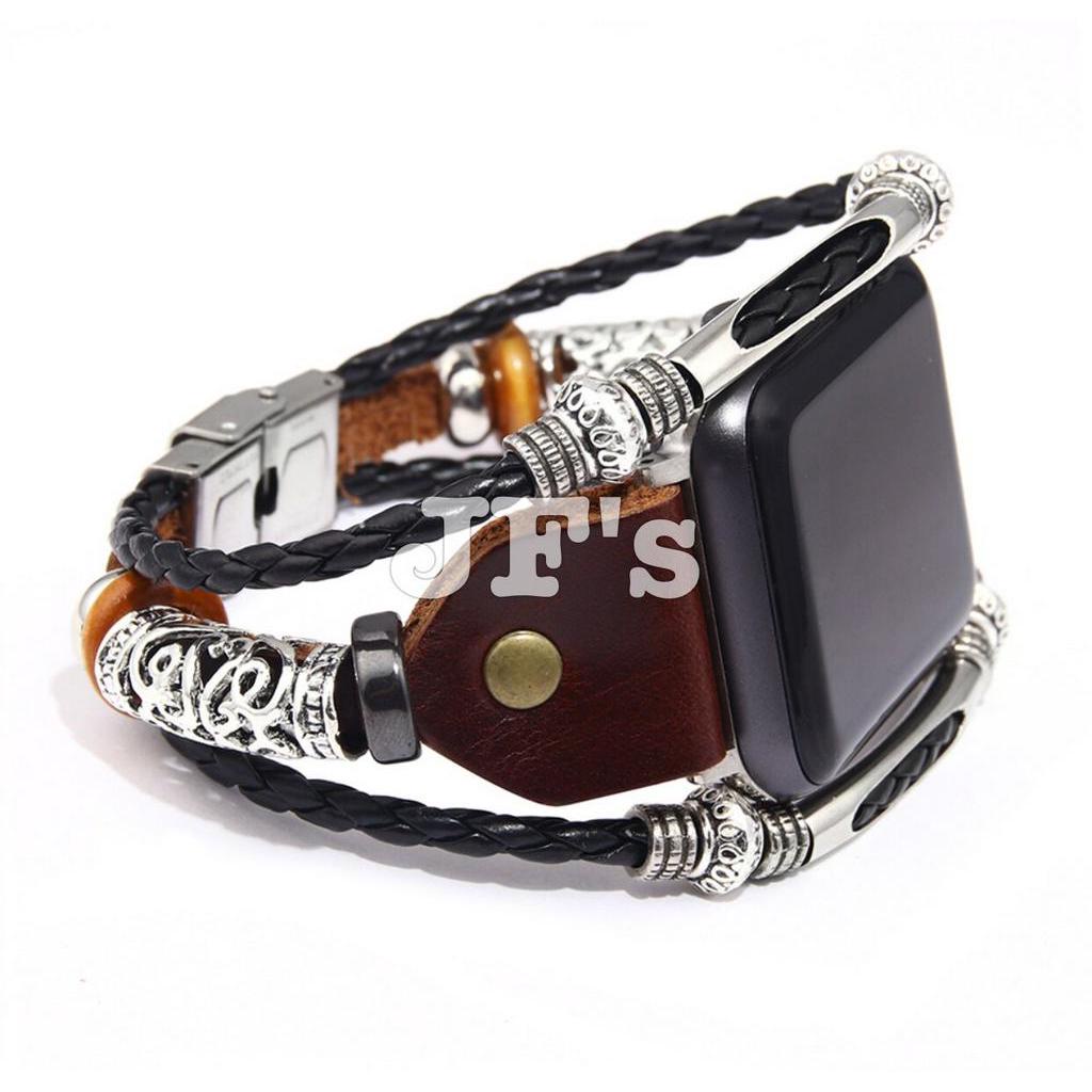 Johnifashion Dây đeo đồng hồ apple ưatch, dây aw da khoá thép ko gỉ, thời trang cho cả nam và nữ