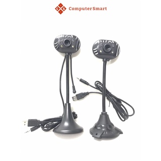 Webcam chân cao có đèn kèm mic. siêu nét, bảo hành 3 tháng