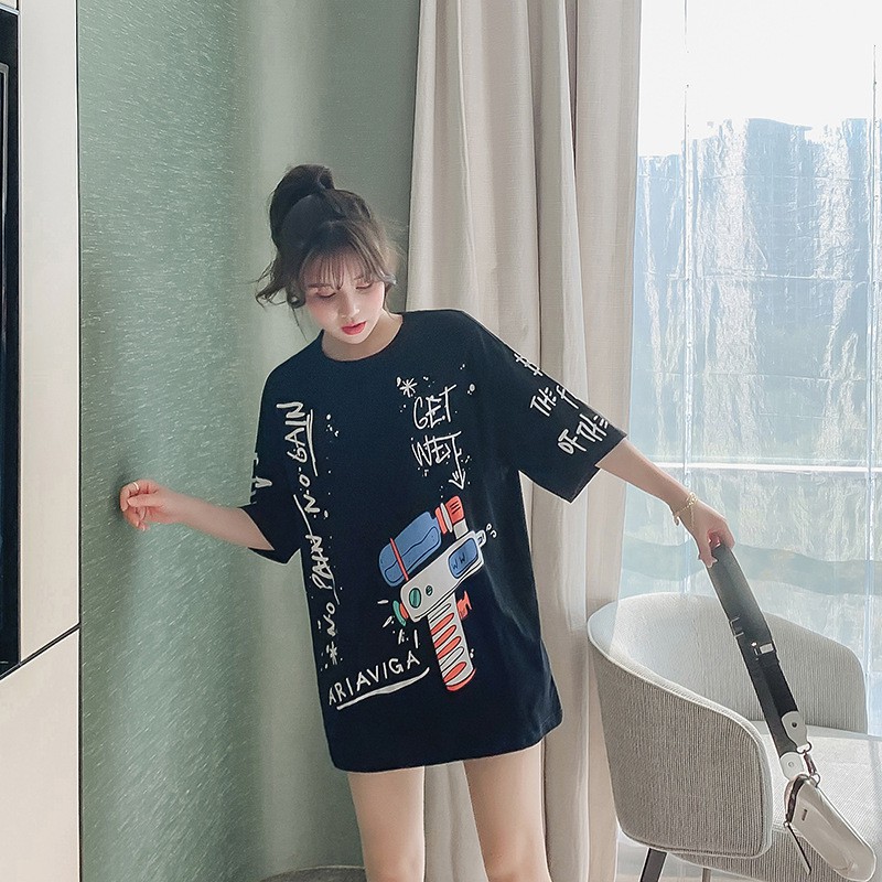 Áo thun tay lỡ form rộng HÀNH ĐỘNG SẮC MÀU áo phông form rộng