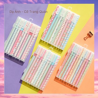 [SẲN] Set bút bi nước 10 cây 10 màu Happy day