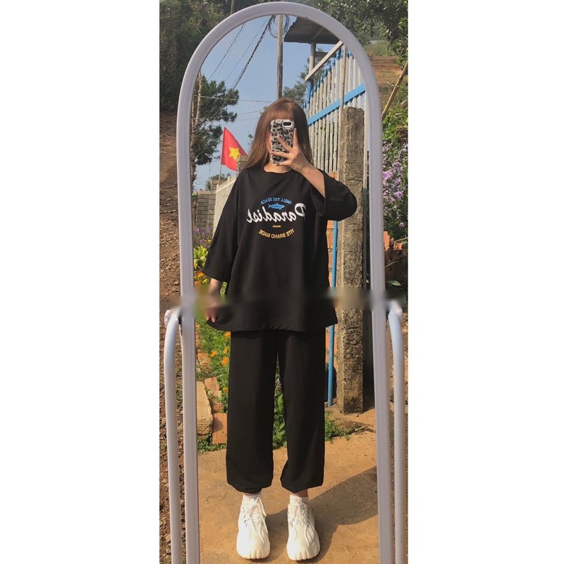 Sét áo phông cá chữ +quần bom