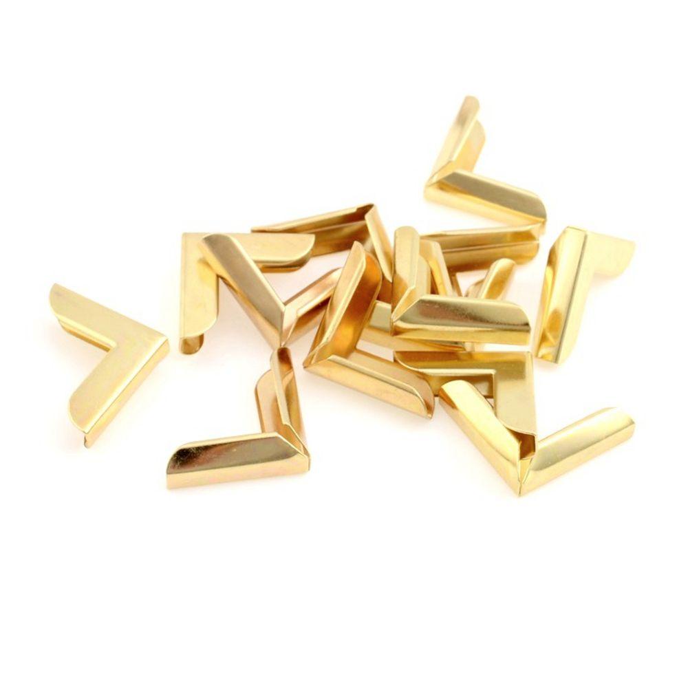 Set 50 Miếng Kim Loại Bọc Góc Sổ Tay / Đồ Nội Thất Hộp Trang Trí Nội Thất