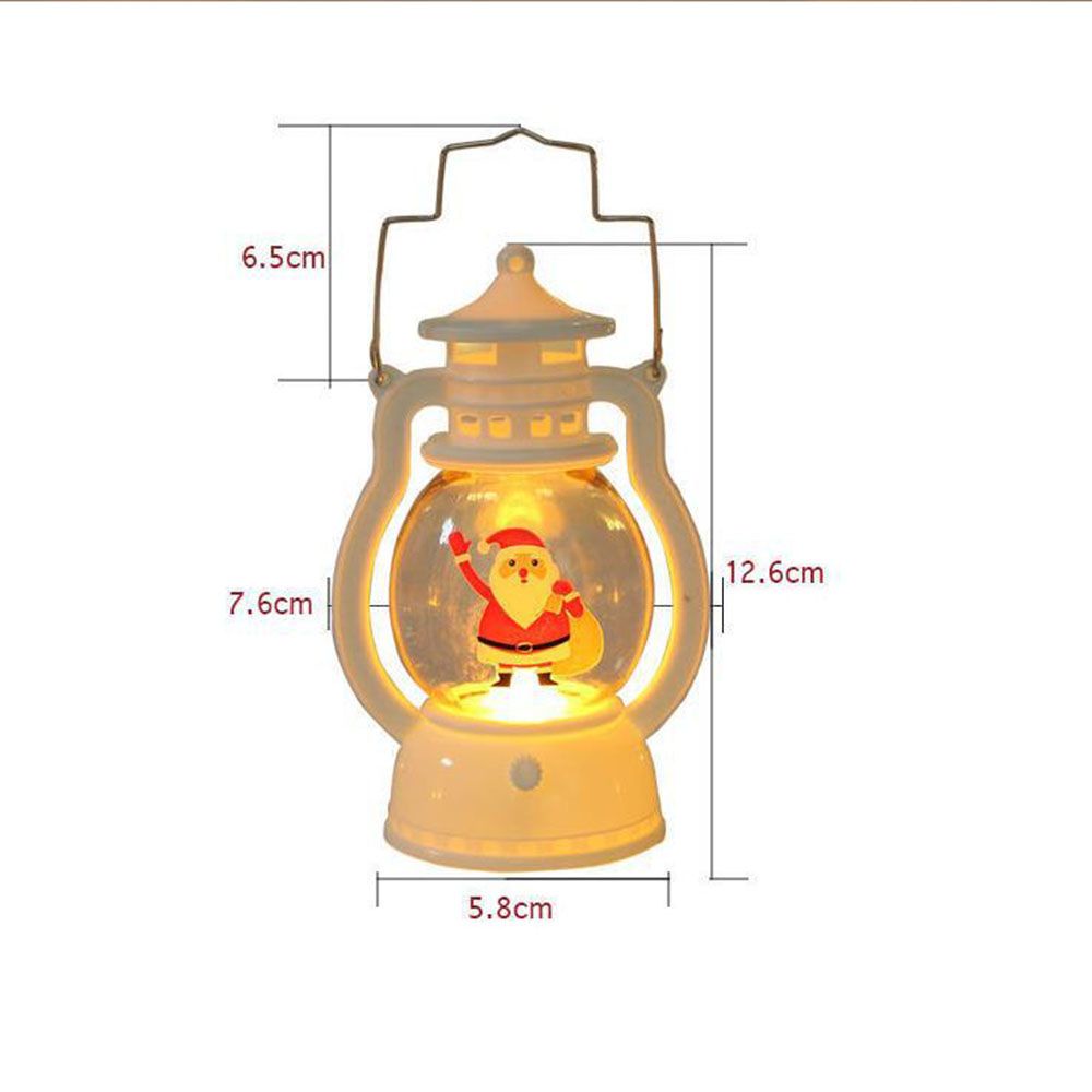 Đèn dầu nhỏ bằng nhựa dùng trang trí tiệc giáng sinh