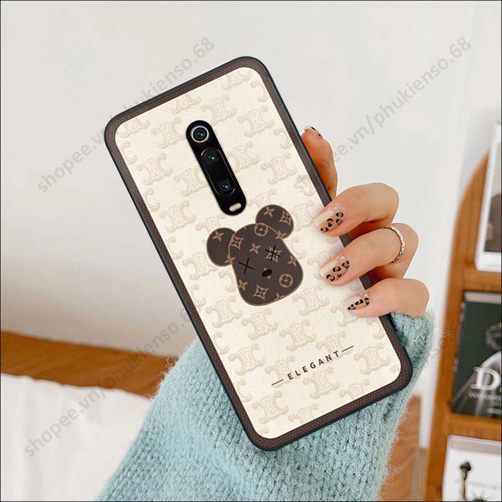 Ốp lưng điện thoại Xiaomi Redmi K20 / MI 9T elegant, gấu be@rbrick cao cấp, vỏ ốp rẻ đẹp