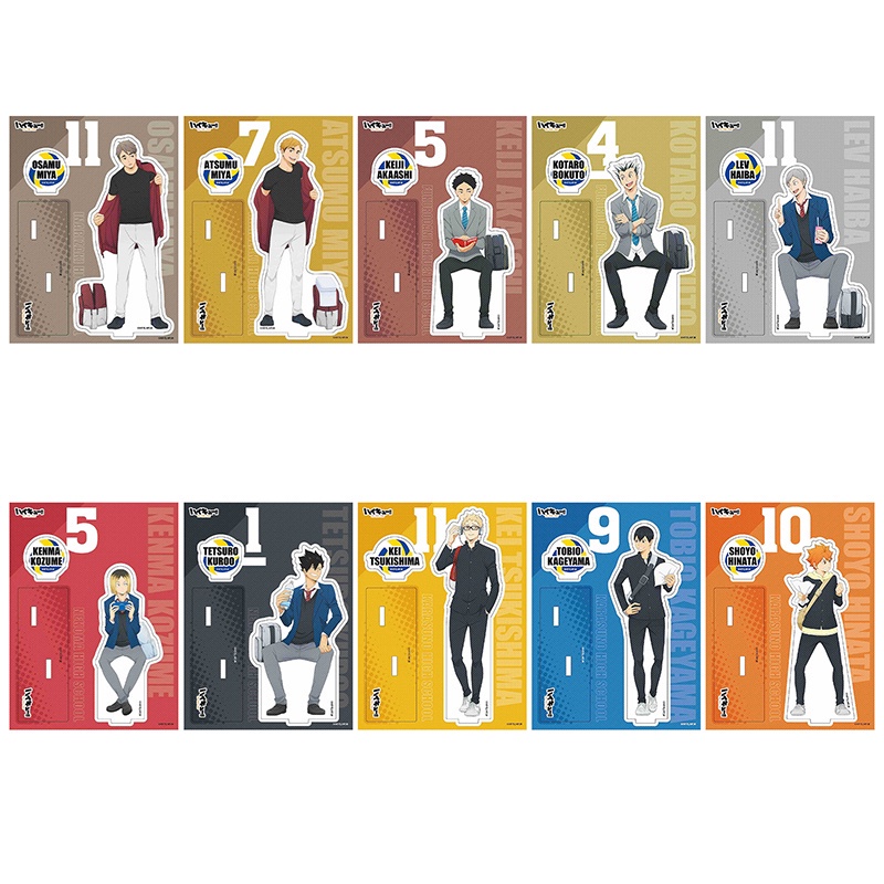 Mô hình nhân vật anime haikyuu làm từ acrylic có giá đỡ dùng trang trí sáng tạo
