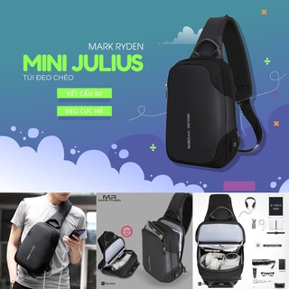 TÚI ĐEO CHÉO MARKRYDEN - MINI JULIUS: KẾT CẤU 3D, ĐEO CỰC MÊ