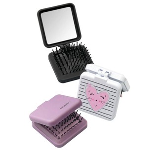 Lược kèm gương gấp mini Ebelin