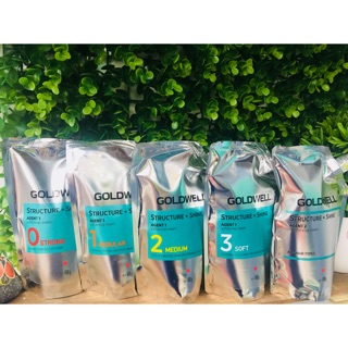 Cặp duỗi cao cấp Goldwell Structure Shine 400mlx2 T