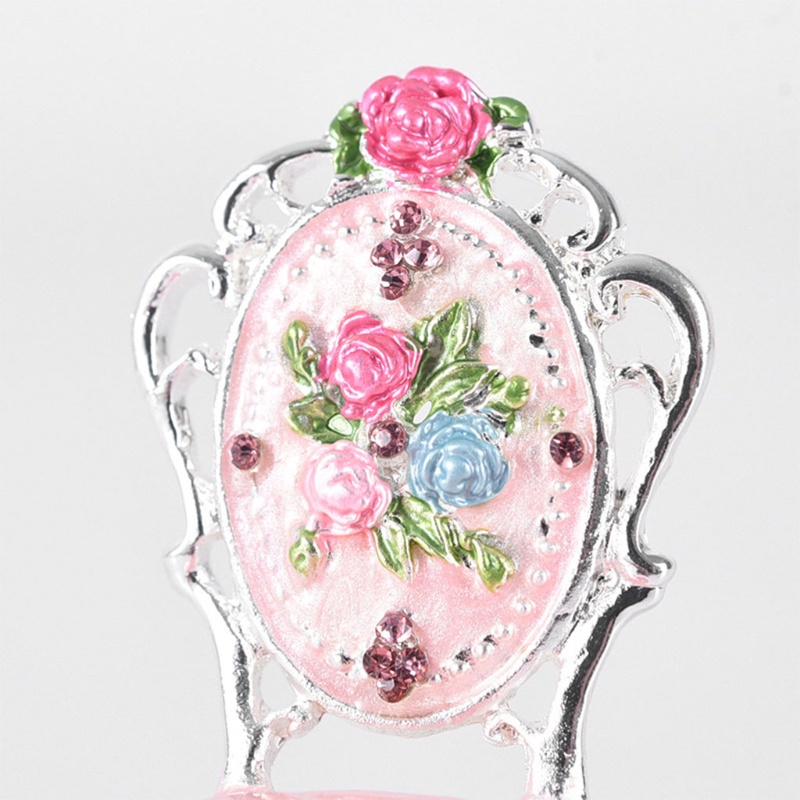 Flgo Hộp Đựng Trang Sức Tráng Men Sơn Màu Dùng Trang Trí