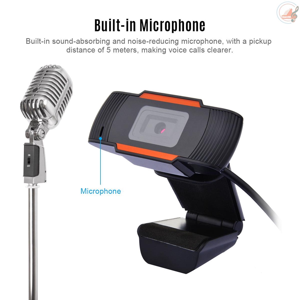 ✍H H✔Webcam HD 1080P kèm micro cổng USB giảm tiếng ồn hỗ trợ dạy học/phát sóng trực tuyến | BigBuy360 - bigbuy360.vn