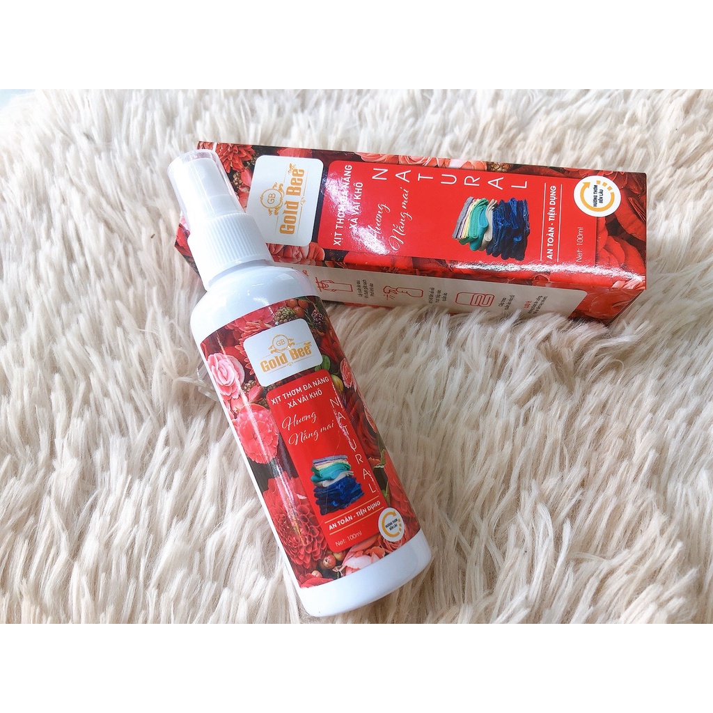 XỊT THƠM ĐA NĂNG XẢ VẢI KHÔ GOLD BEE