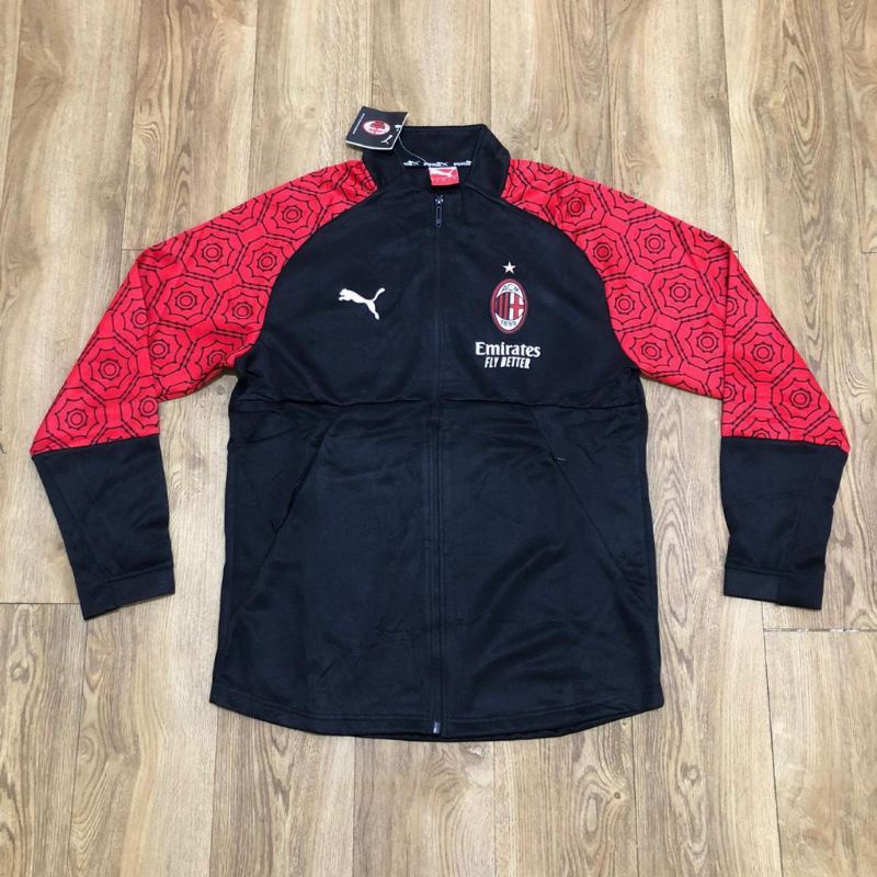 Áo Khoác Gia Đình AC Milan Màu Đen 2021/2022 2020/2021/22 20/21 GradeOri Ofi SMLXL 2XL