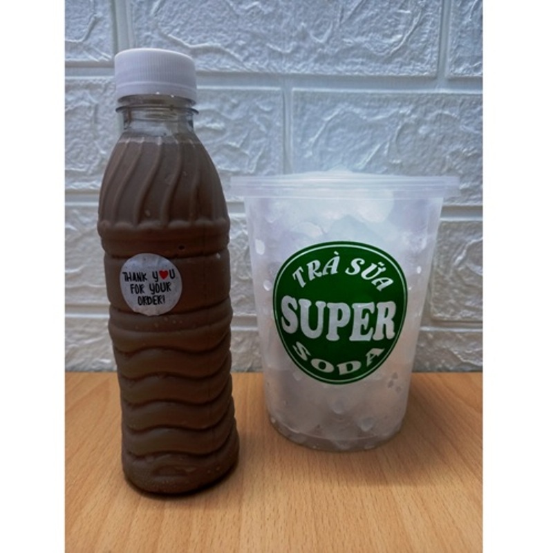 (GIAO LIỀN) Trà Sữa SOCOLA chai 330ml / 500ml - TRÀ SỮA SODA SUPER