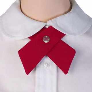 Unisex Nam Nữ Cô Gái Tiệc Cưới Nơ Dây Buộc Cổ Giả Màu Trơn Thắt Nơ Cà Vạt