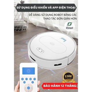 ROBOT Hút Bụi Lau Nhà Tự Động Siêu Thông Minh Bowai OB11 Premium Có App, Tự Động Sạc Pin Làm Sạch Bụi Bẩn Lông Tóc