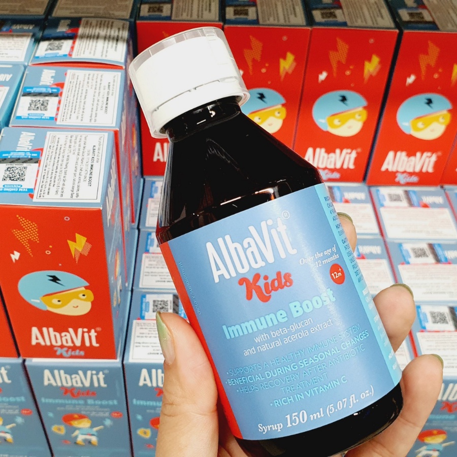 Siro tăng cường sức đề kháng cho trẻ Albavit – Albavit Kids Immune Boost Ba Lan