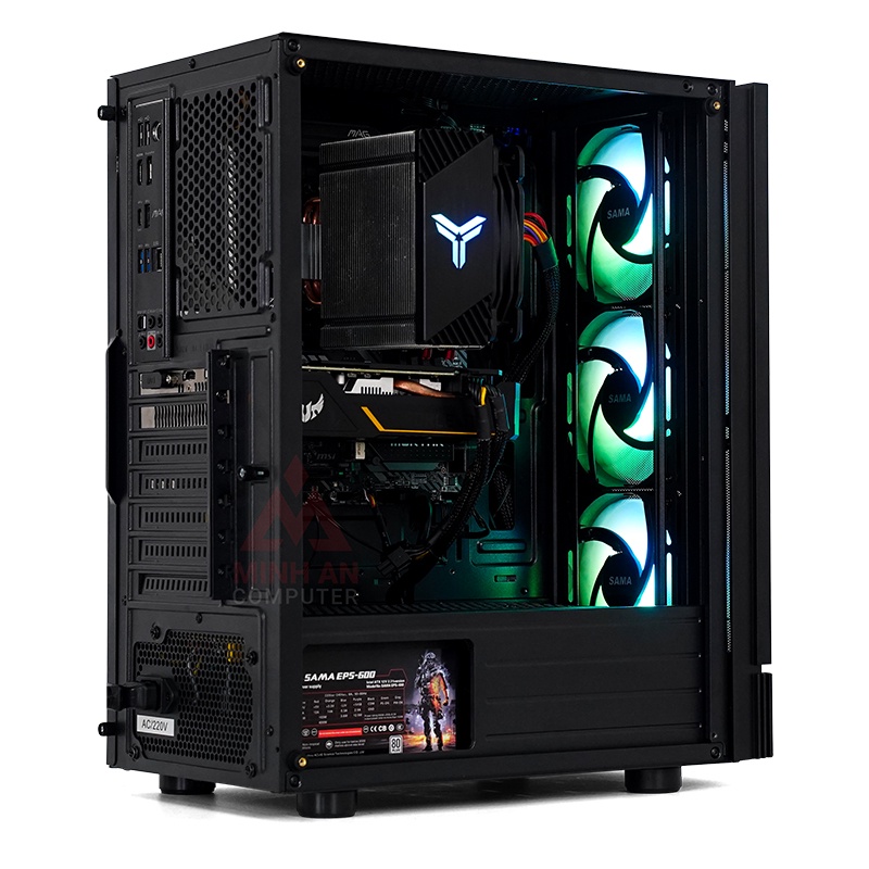 BỘ PC WORKSTATION ĐỒ HỌA - RENDER - GIẢ LẬP DUAL XEON E5-2670v2 / 64GB / 256GB / VGA GTX1050Ti 4GB