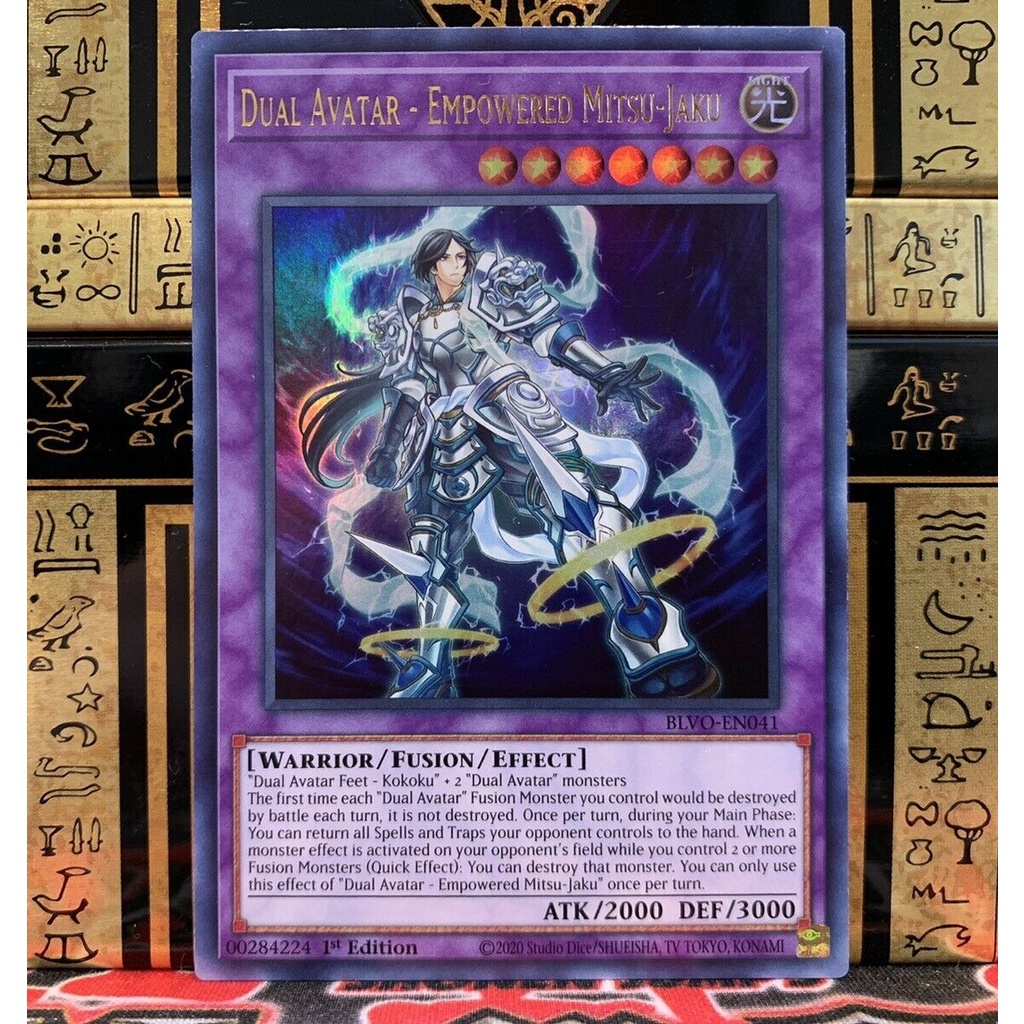 Bài Yugioh OCG - Dual Avatar Empowered Mitsu Jaku (Ultra Rare/ Super Rare)