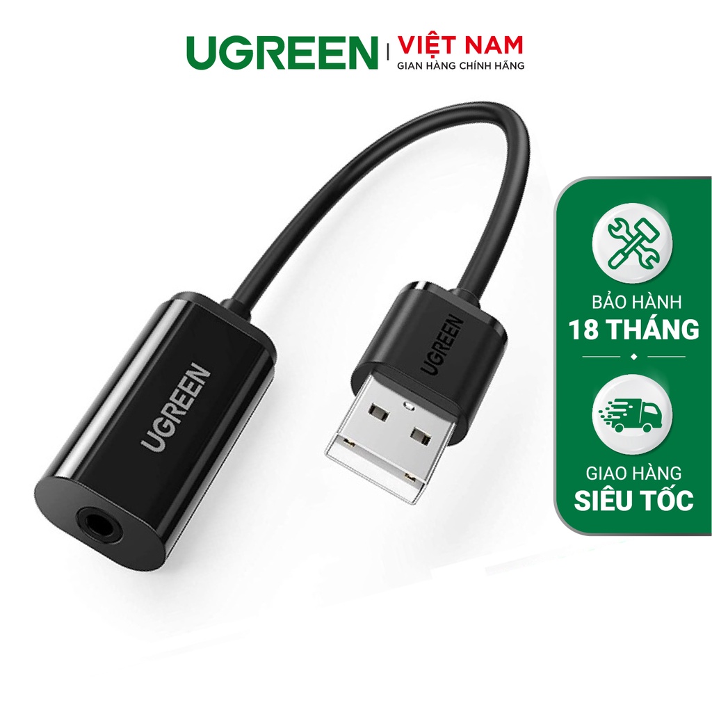 Bộ chuyển đổi giắc cắm USB sang 3.5mm UGREEN US206 10330