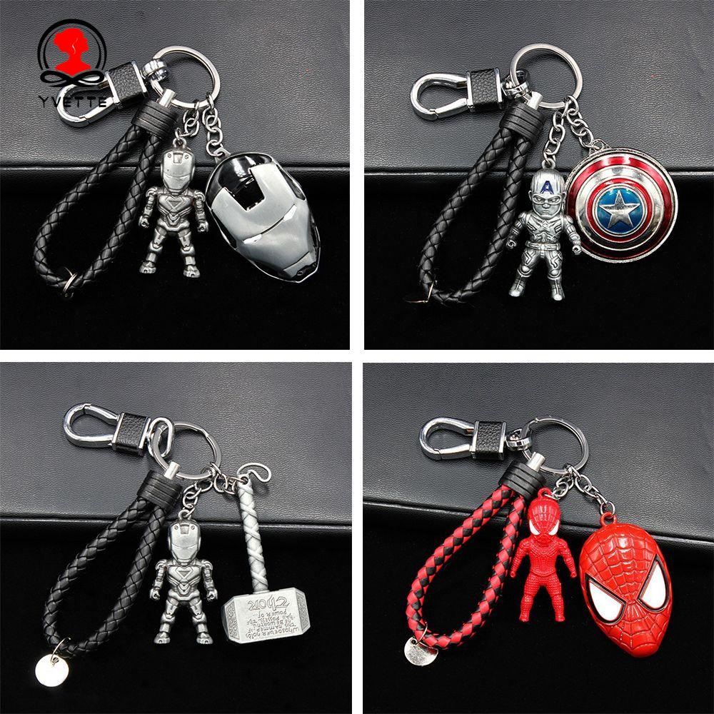 Móc khóa phong cách khiên Người Sắt/đội trưởng Mỹ