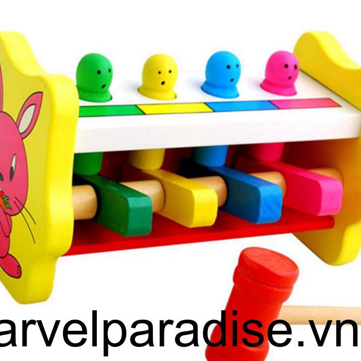 Đồ chơi trẻ em Đập Thú Nhiều Màu Sắc Kích Thích Trí Não Cho Bé