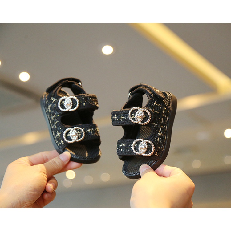 Giày sandal SANITKUN đế mềm mại thời trang mùa hè xinh xắn cho bé trai và bé gái