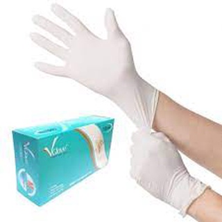 Găng Tay - bao tay - Cao Su Y Tế Có Bột Superieur hộp 100 cái màu cao su tự nhiên size M
