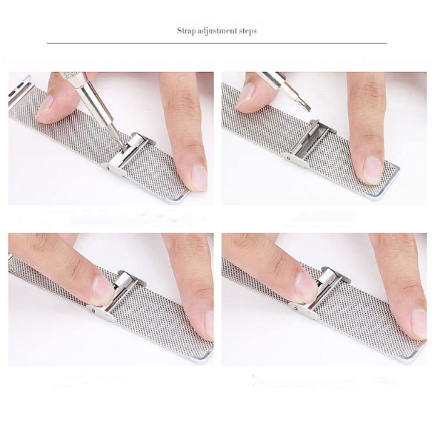 Dây đeo thép không gỉ cho đồng hồ thông minh 8-24mm