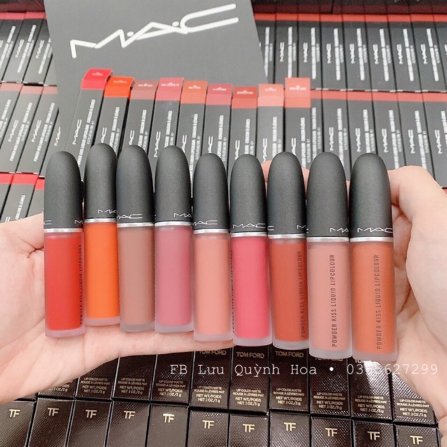 Son MAC Power Kiss Liquid kem đủ màu