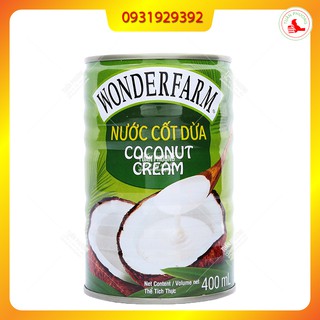 Nước Cốt Dừa Wonderfarm 400ml ( Lon )