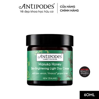 Kem Dưỡng Sáng Da Ban Ngày Antipodes Manuka Honey Skin-Brightening Light Day Cream 60ml