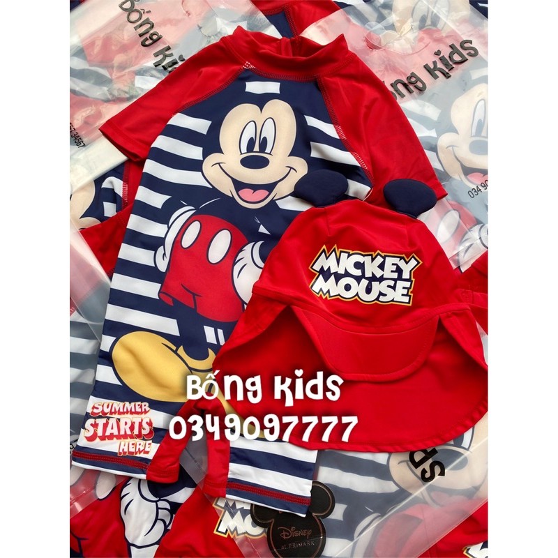 Set Đồ Bơi Bé Trai Mickey Đỏ PR